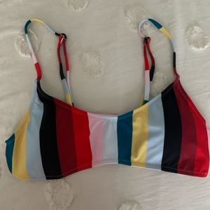 Striped Bikini Top